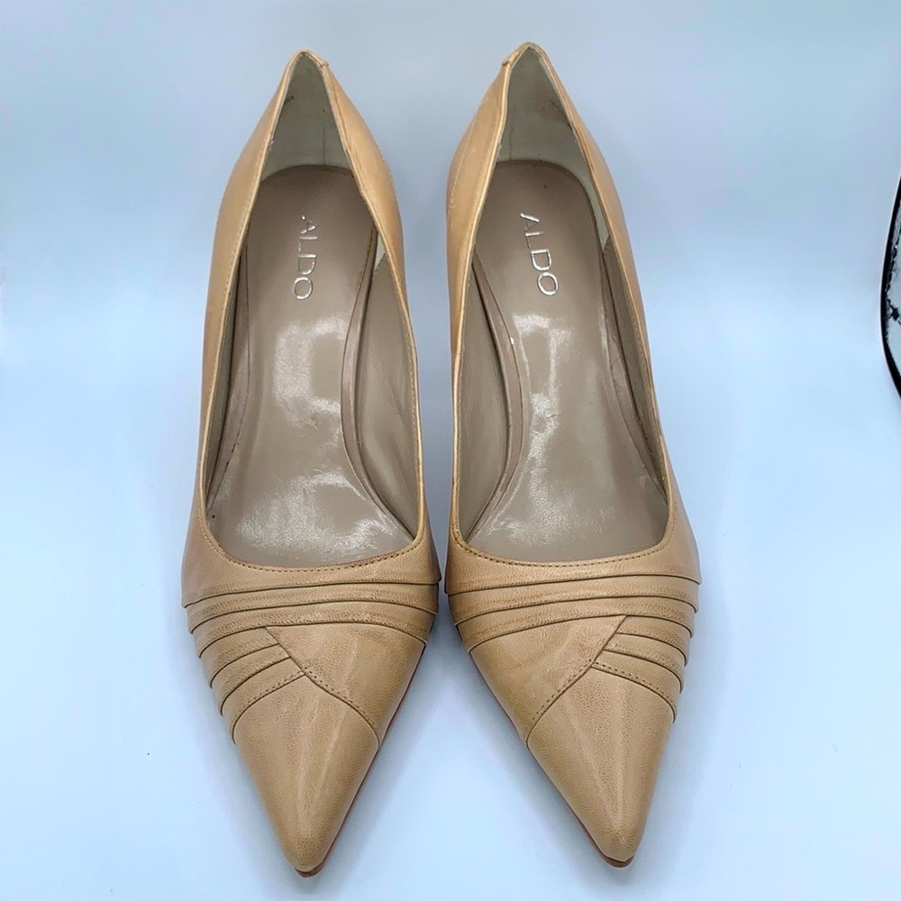 Aldo Heels Nude Pumps